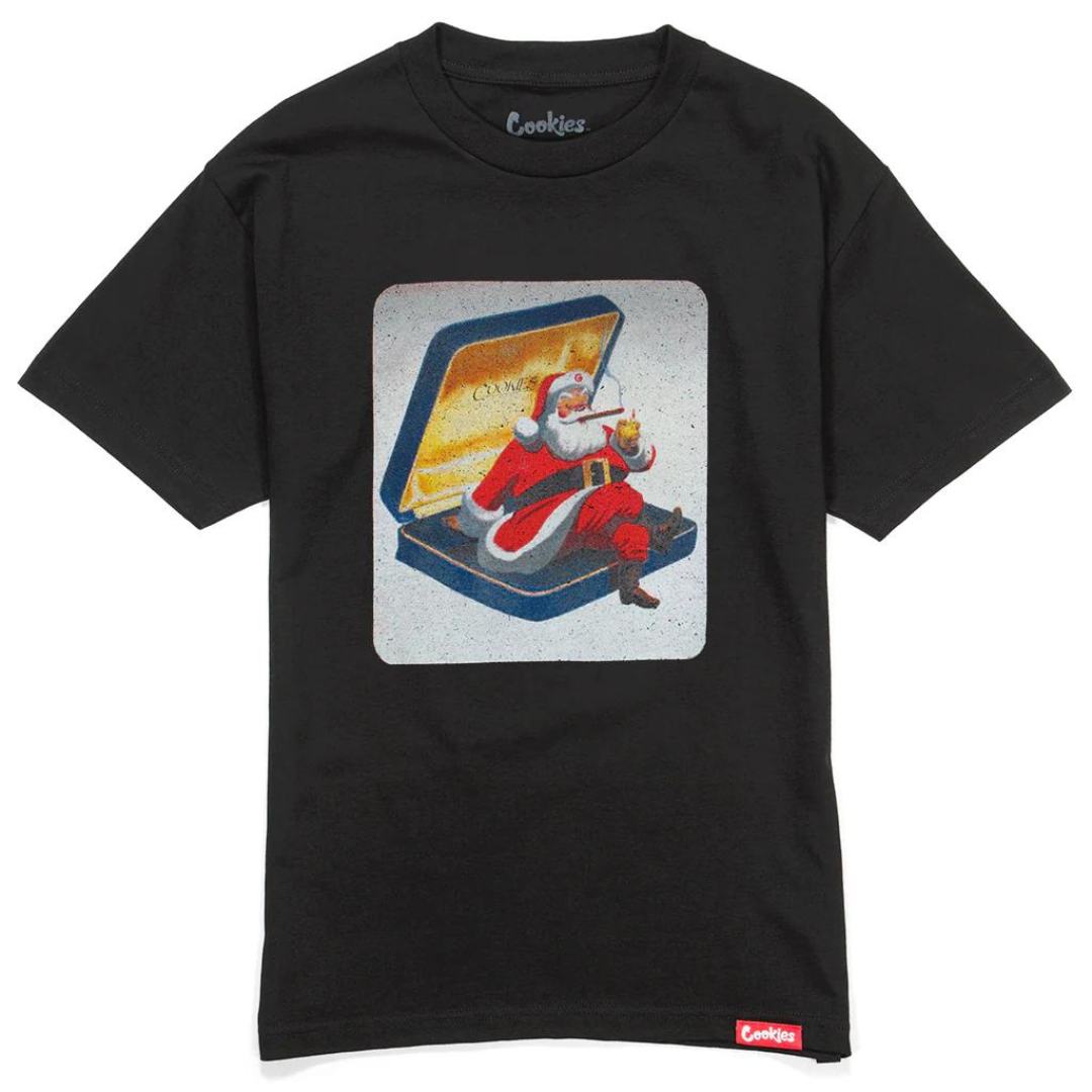Cookies Santa Tee (Black)