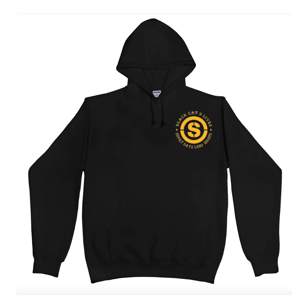 Streetwise 9 Lives Hoodie (Black)
