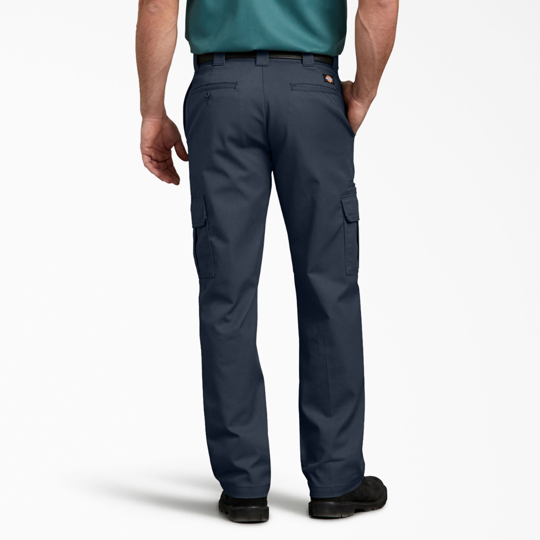 Dickies Cargo FLEX Regular Fit Straight Leg Pants (Dark Navy)