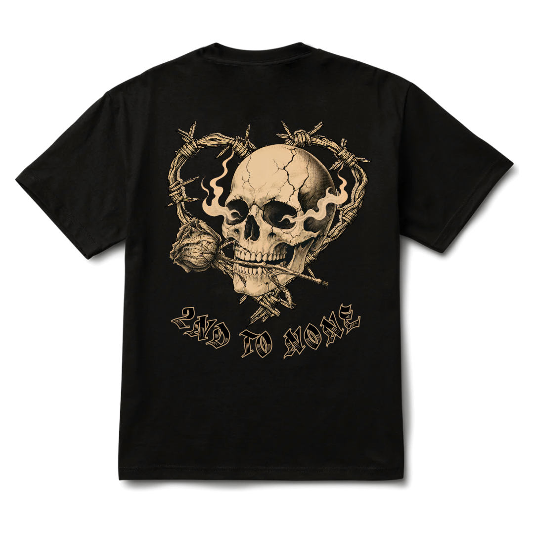 2nd To None Thorn & Skull Tee (+2 colors)