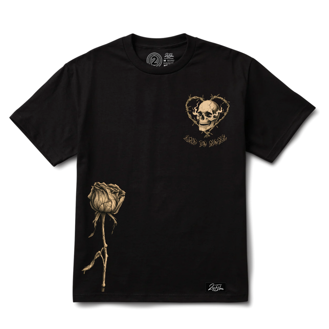 2nd To None Thorn & Skull Tee (+2 colors)