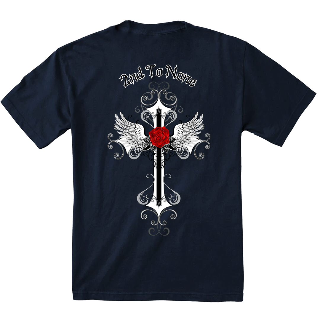 2nd To None Cross Rose Tee (+4 colors)