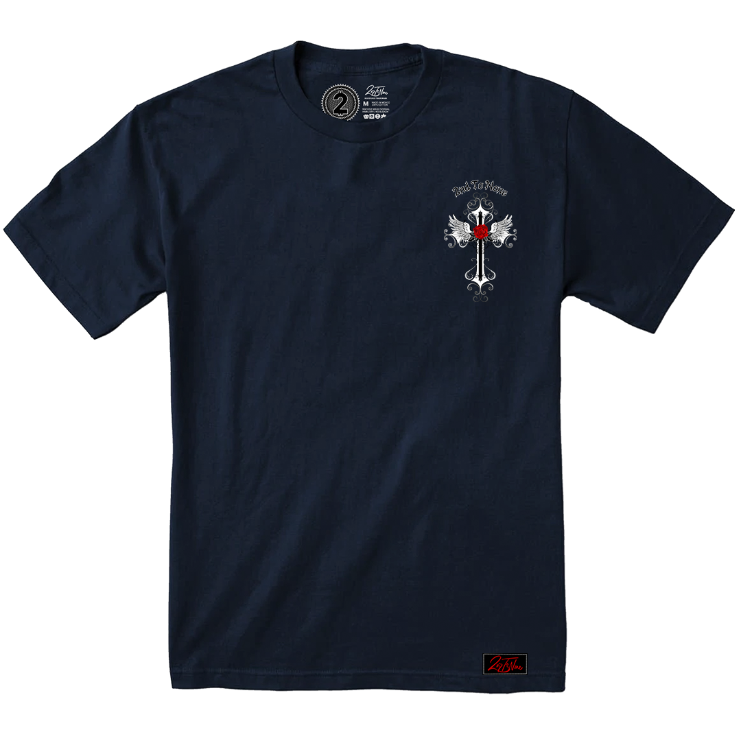 2nd To None Cross Rose Tee (+4 colors)