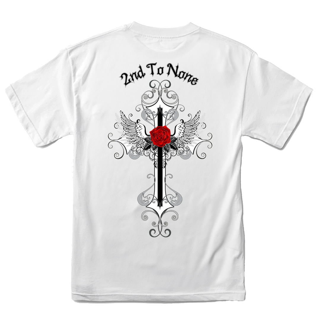 2nd To None Cross Rose Tee (+4 colors)