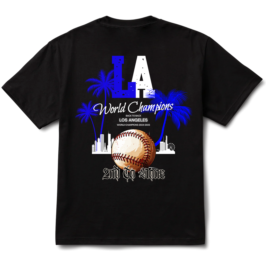 2nd To None L.A. Champs Tee (Black)