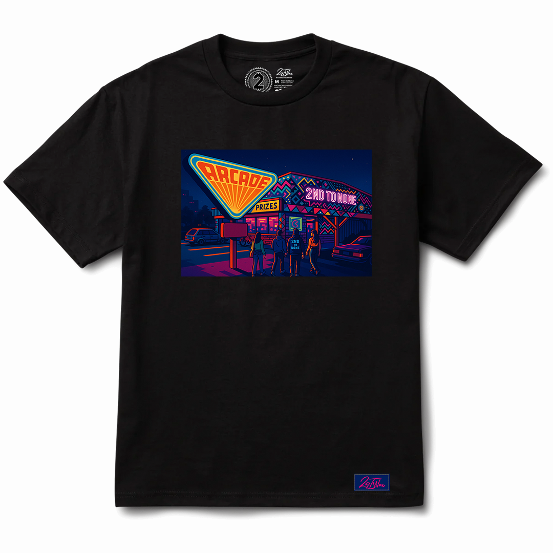 2nd To None Retro Arcade Tee (+4 colors)