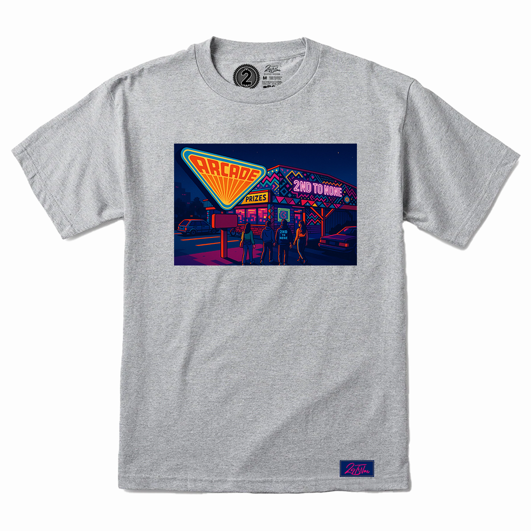 2nd To None Retro Arcade Tee (+4 colors)