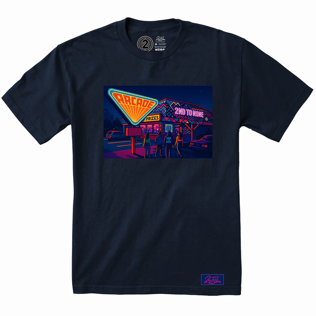 2nd To None Retro Arcade Tee (+4 colors)
