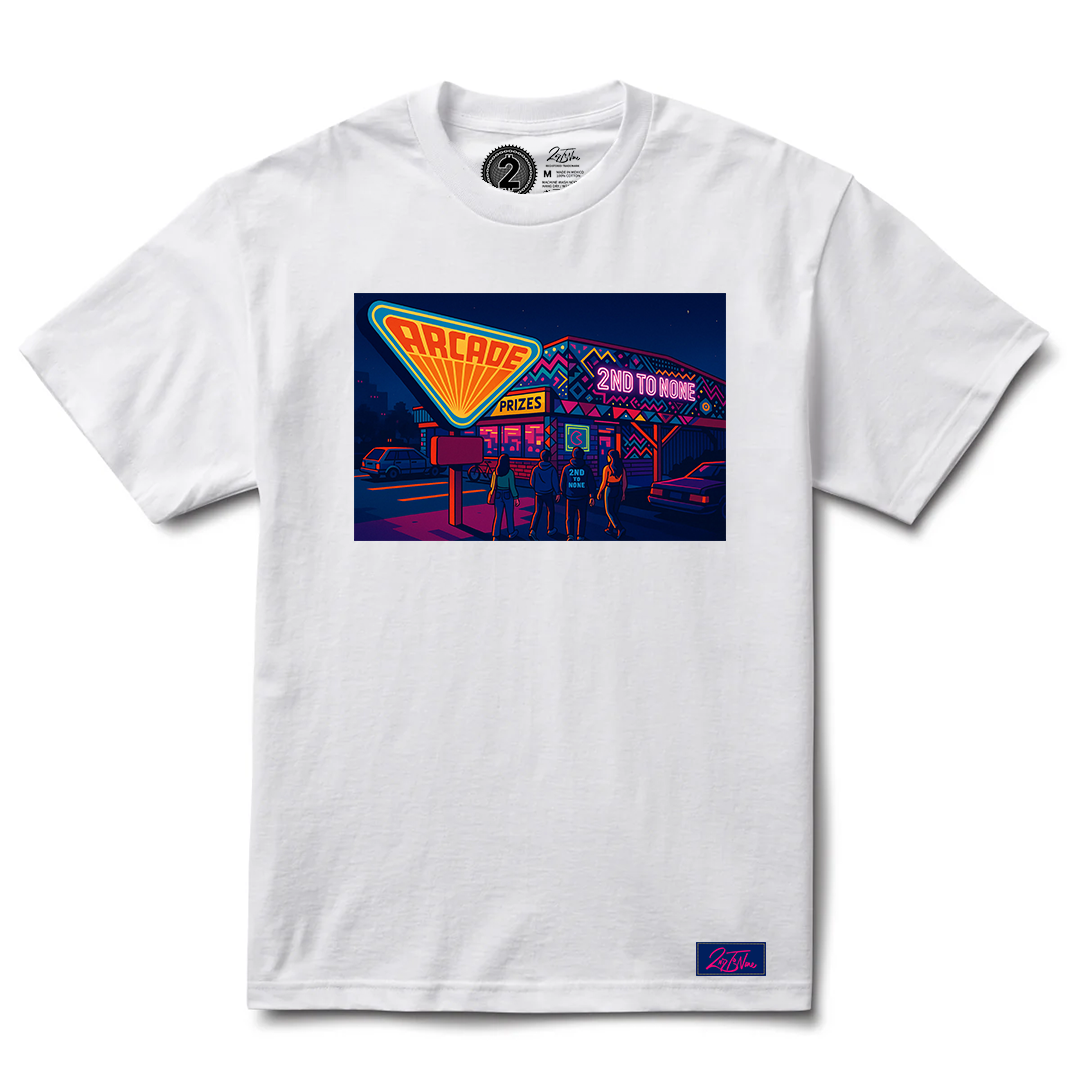 2nd To None Retro Arcade Tee (+4 colors)
