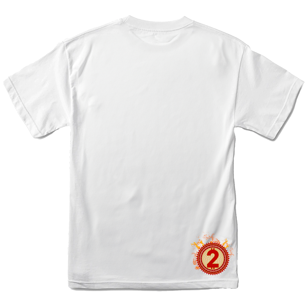 2nd To None Flaming Skull and Roses Tee (+4 colors)