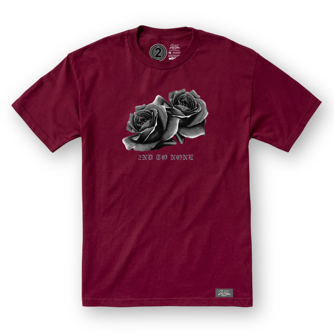 2nd To None BW Rose Tee (+7 colors)