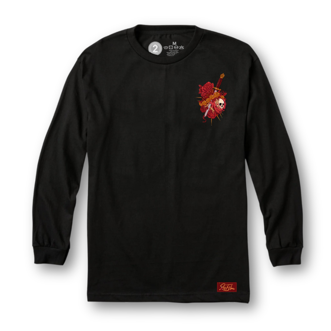 2nd To None Passion Long Sleeve Tee (Black)