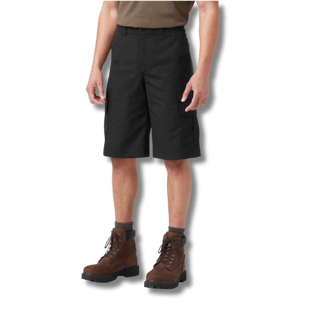 Dickies FLEX Relaxed Fit Cargo Shorts (Black)