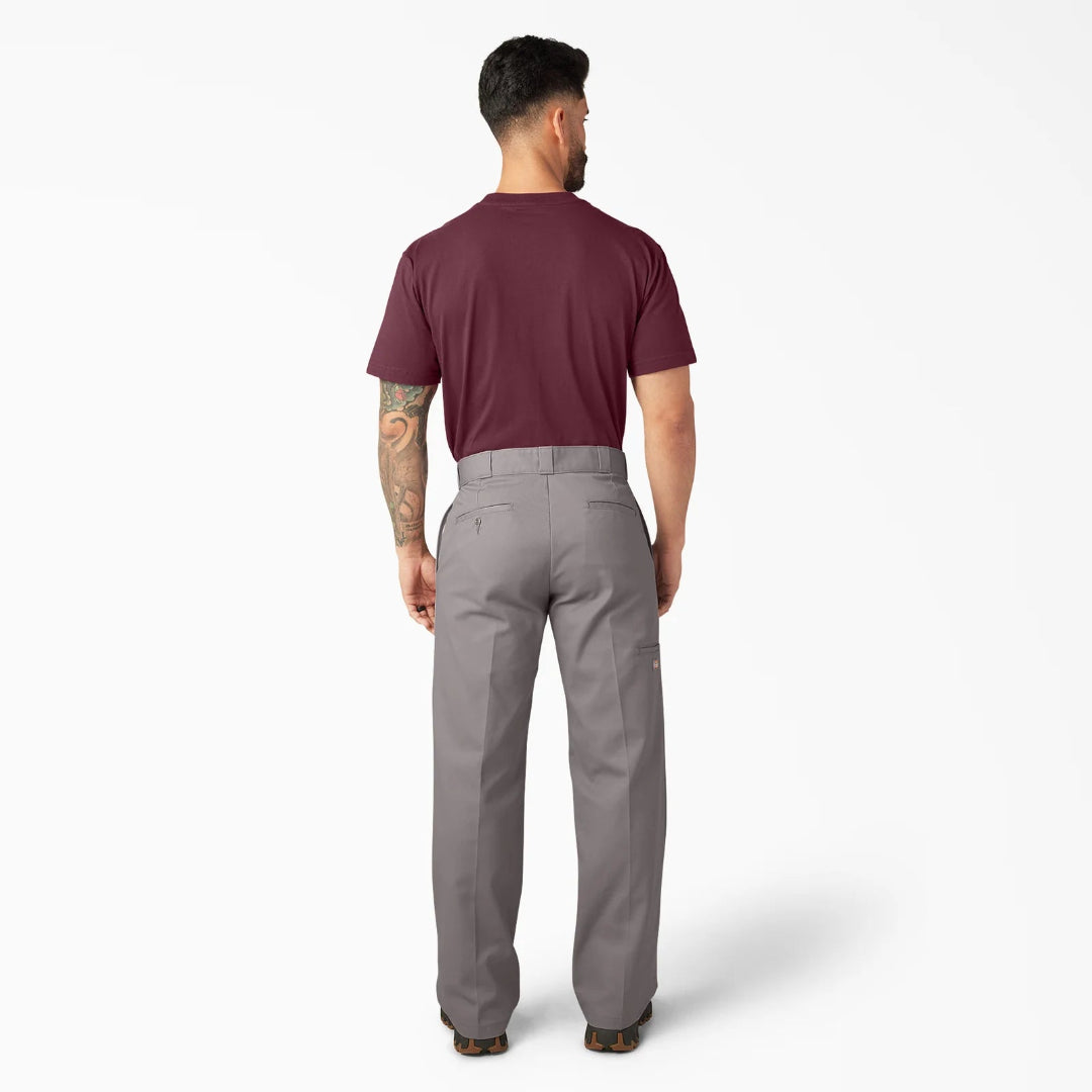 Dickies Loose Fit Double Knee Work Pants (Silver)