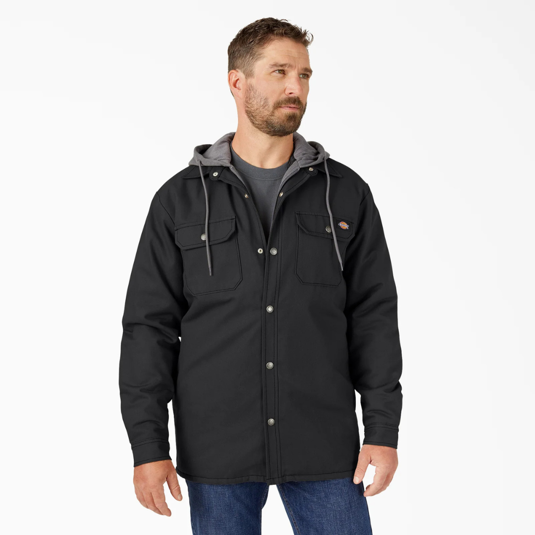 Dickies Water Repellent Duck Hooded Shirt Jacket (+3 colors)