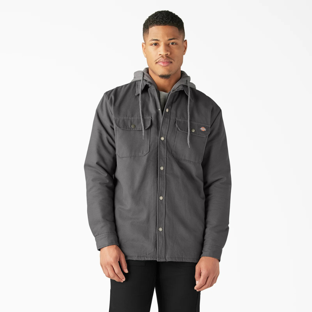 Dickies Water Repellent Duck Hooded Shirt Jacket (+3 colors)