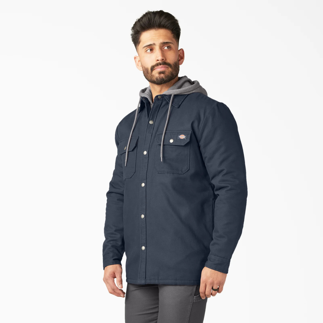 Dickies Water Repellent Duck Hooded Shirt Jacket (+3 colors)