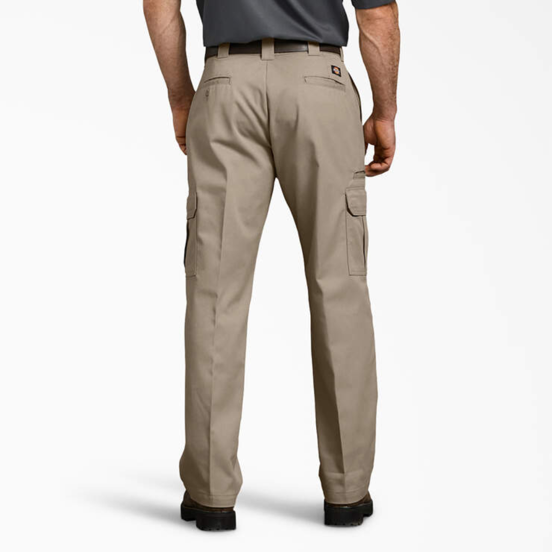 Dickies Cargo FLEX Relaxed Fit Straight Leg Pants (Desert Sand)