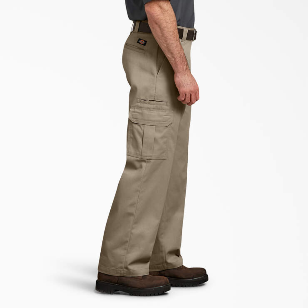 Dickies Cargo FLEX Relaxed Fit Straight Leg Pants (Desert Sand)