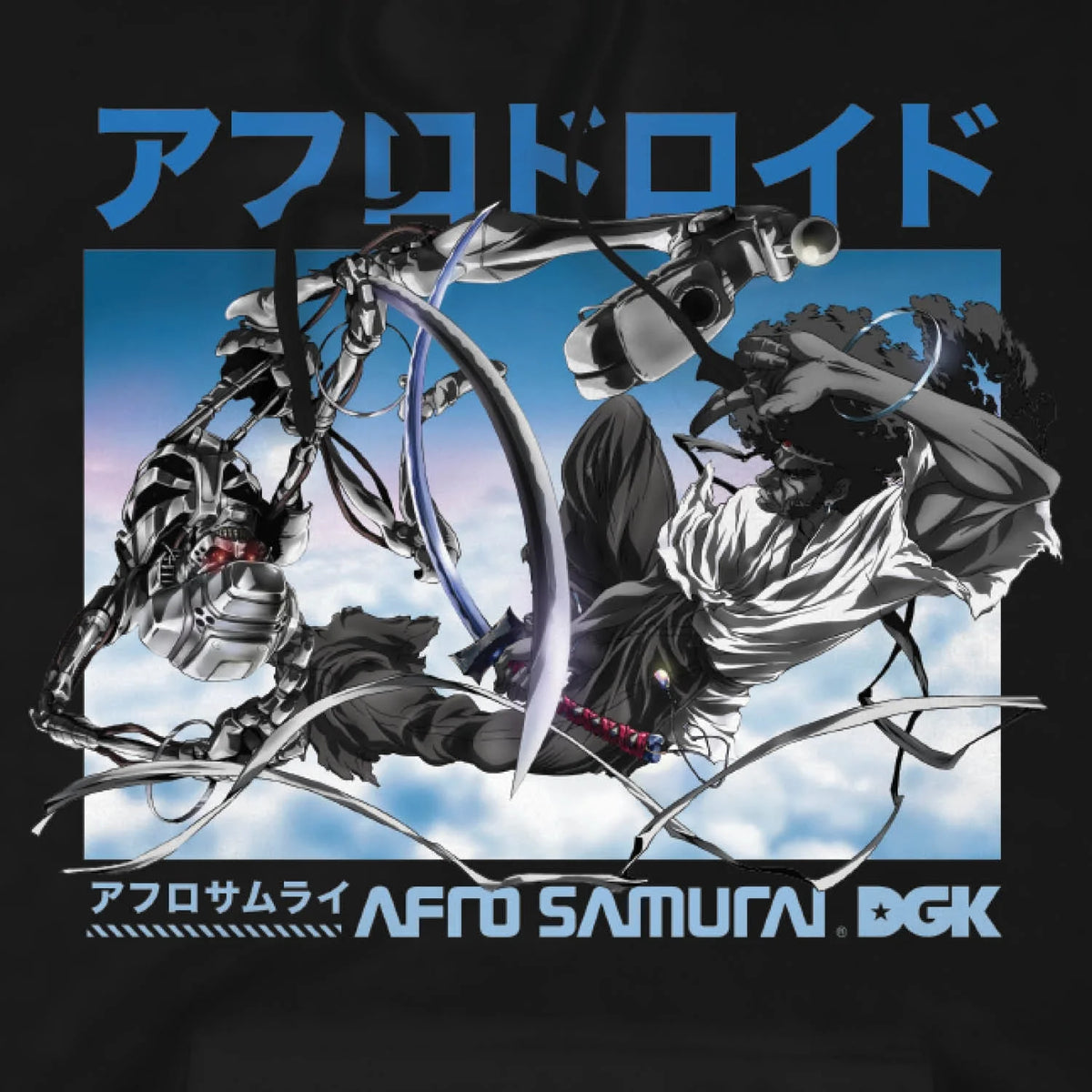 DGK x Afro Samurai- Afro vs. Afro Droid Hoodie (Black)