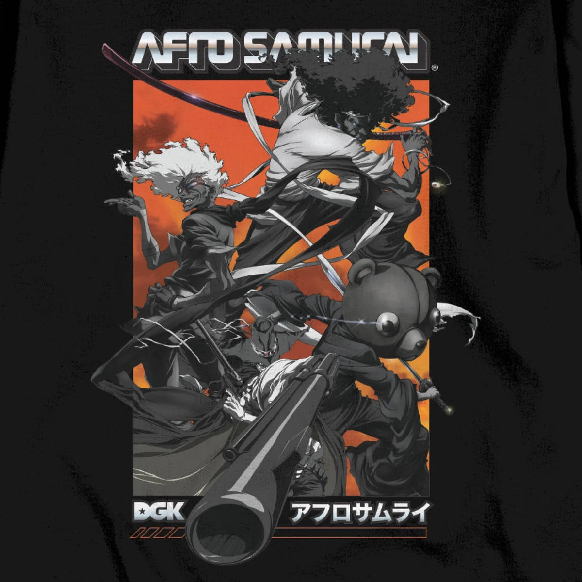 DGK x Afro Samurai- Collage Tee (Black)
