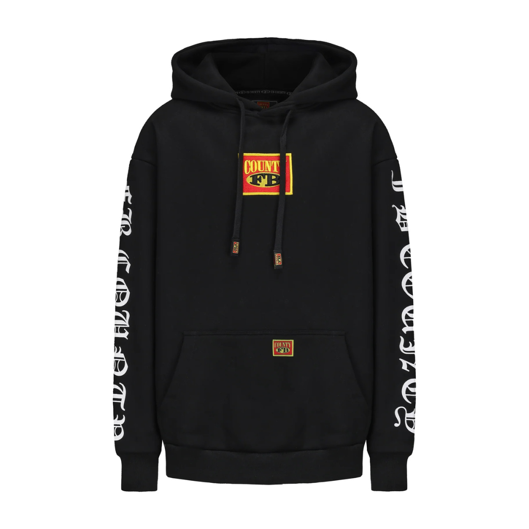 Fb County Box Logo Hoodie (Black)