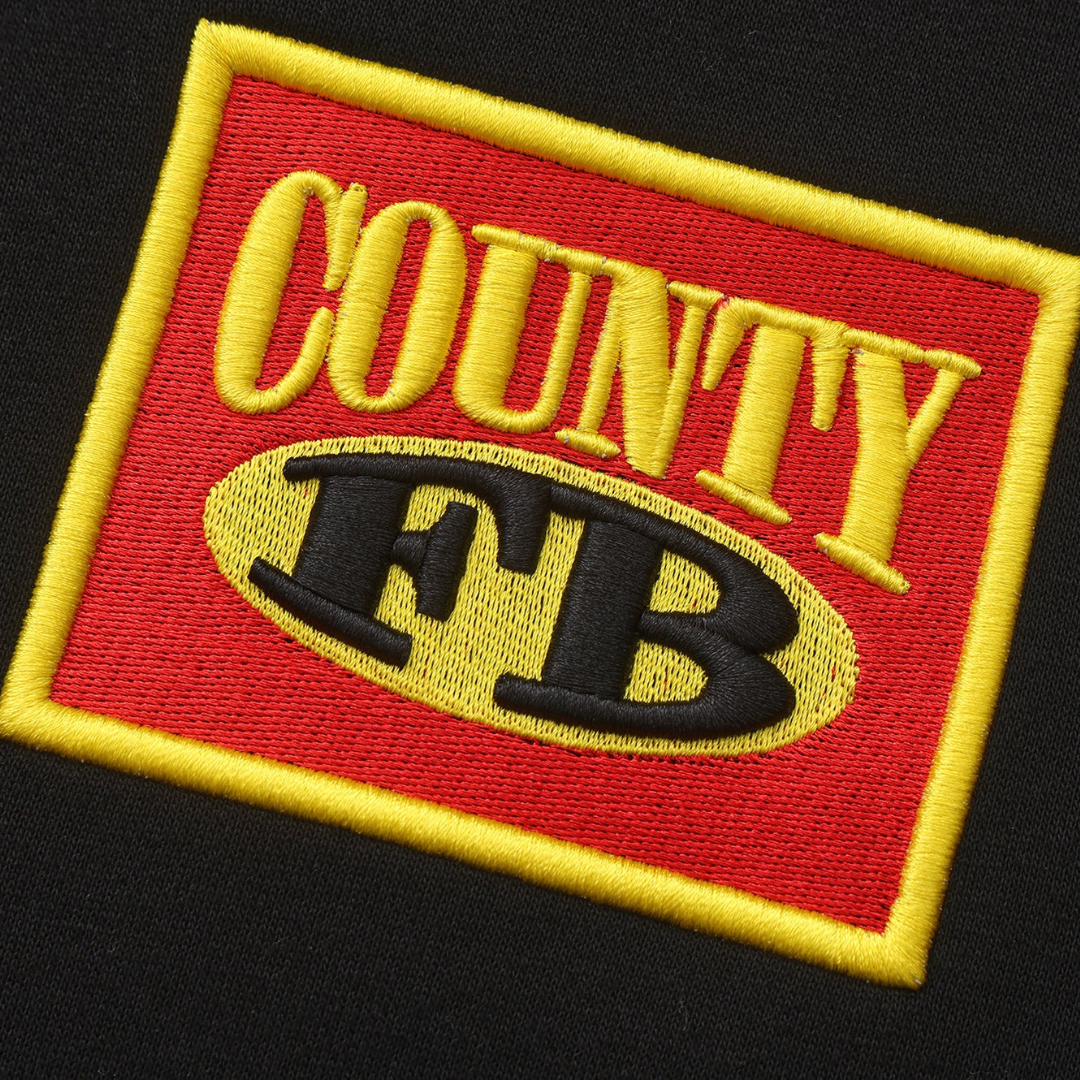 Fb County Box Logo Hoodie (Black)