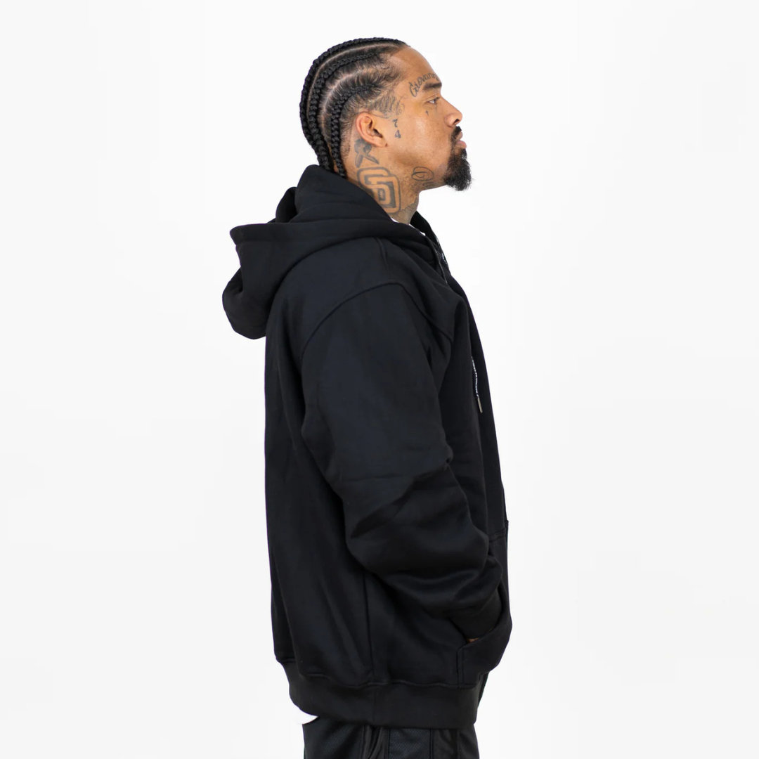 FB County Heavyweight Zip-Up Hoodie (Black)
