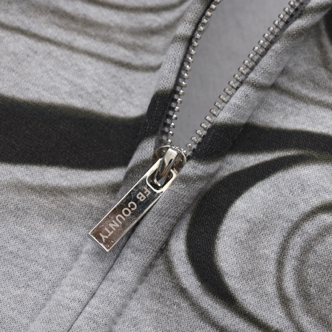 FB County Tatted Up Zip Hoodie (Gray)
