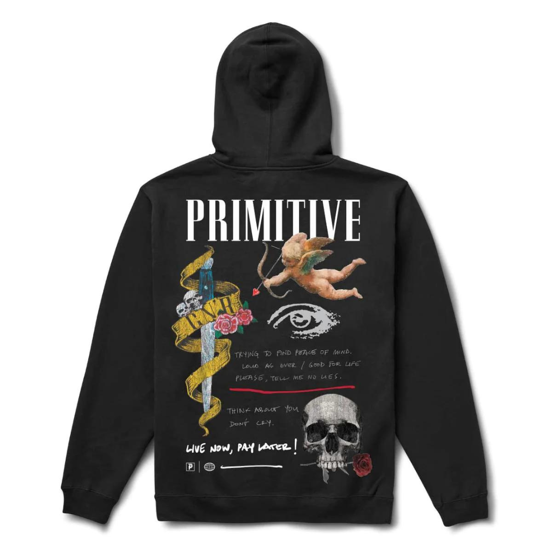 Primitive x Guns N' Roses: Don't Cry Hood (Black)