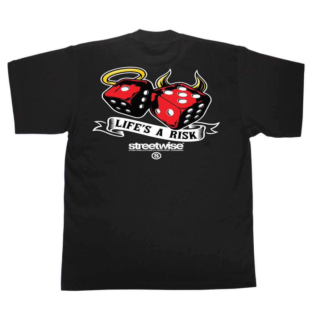 Streetwise Life's A Risk Tee (Black)