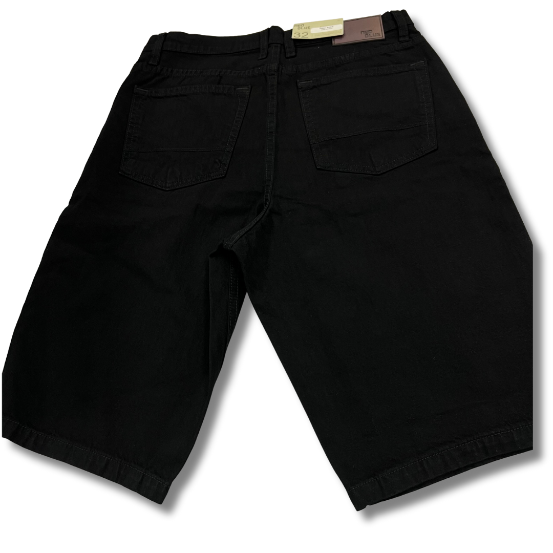 Neo Blue #5001 Jean Shorts (Black)