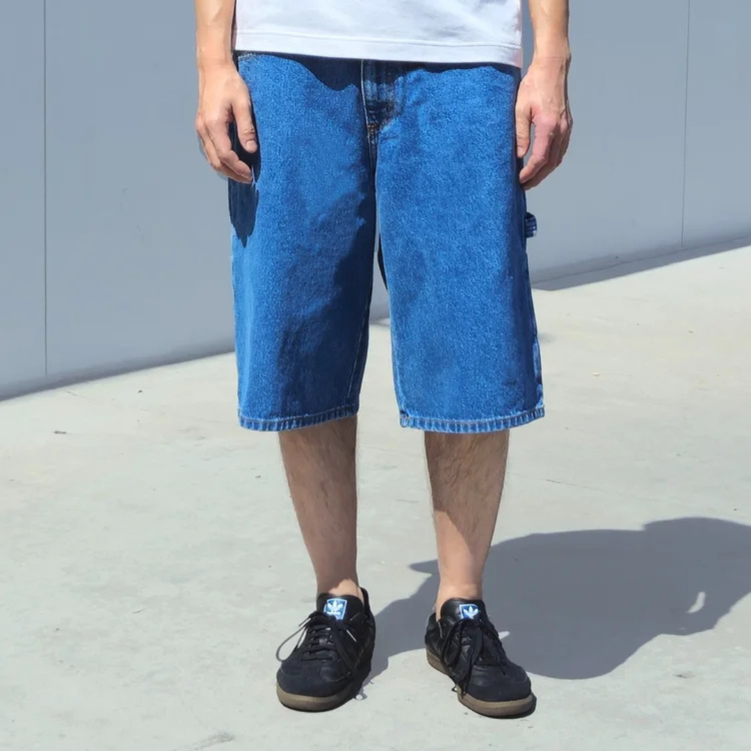 Neo Blue Baggy Carpenter Shorts (Medium Blue 1606)