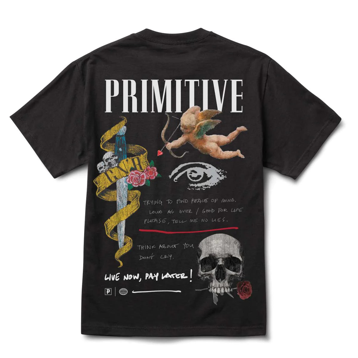 Primitive x Guns N' Roses: Don't Cry Tee (Black)