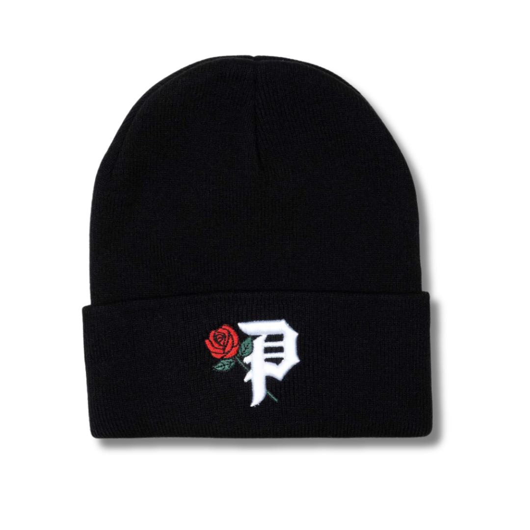 Primitive Rosey Beanie (Black)