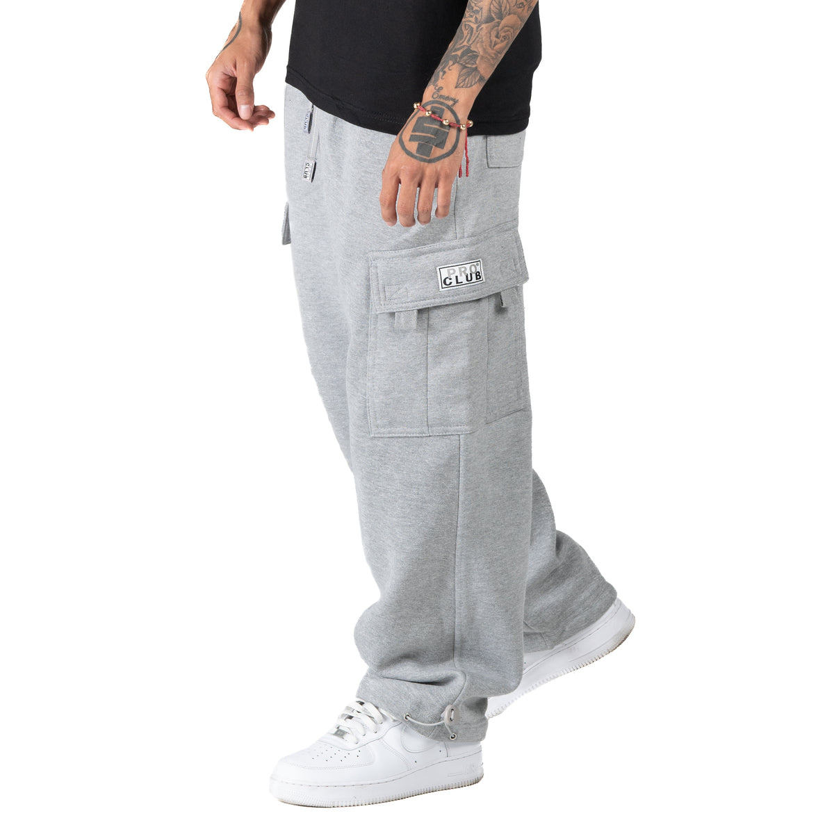 Pro Club Men's Heavyweight Fleece Cargo Pants (+3 colors)