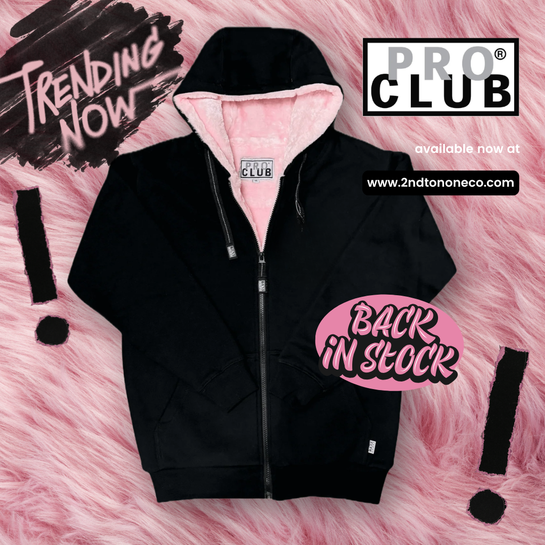 Pro Club Men's Heavyweight Pile Full Zip Hoodie (+3 colors)