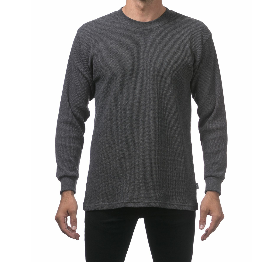 Pro Club Heavyweight Cotton Long Sleeve Thermal Top (+4 colors)