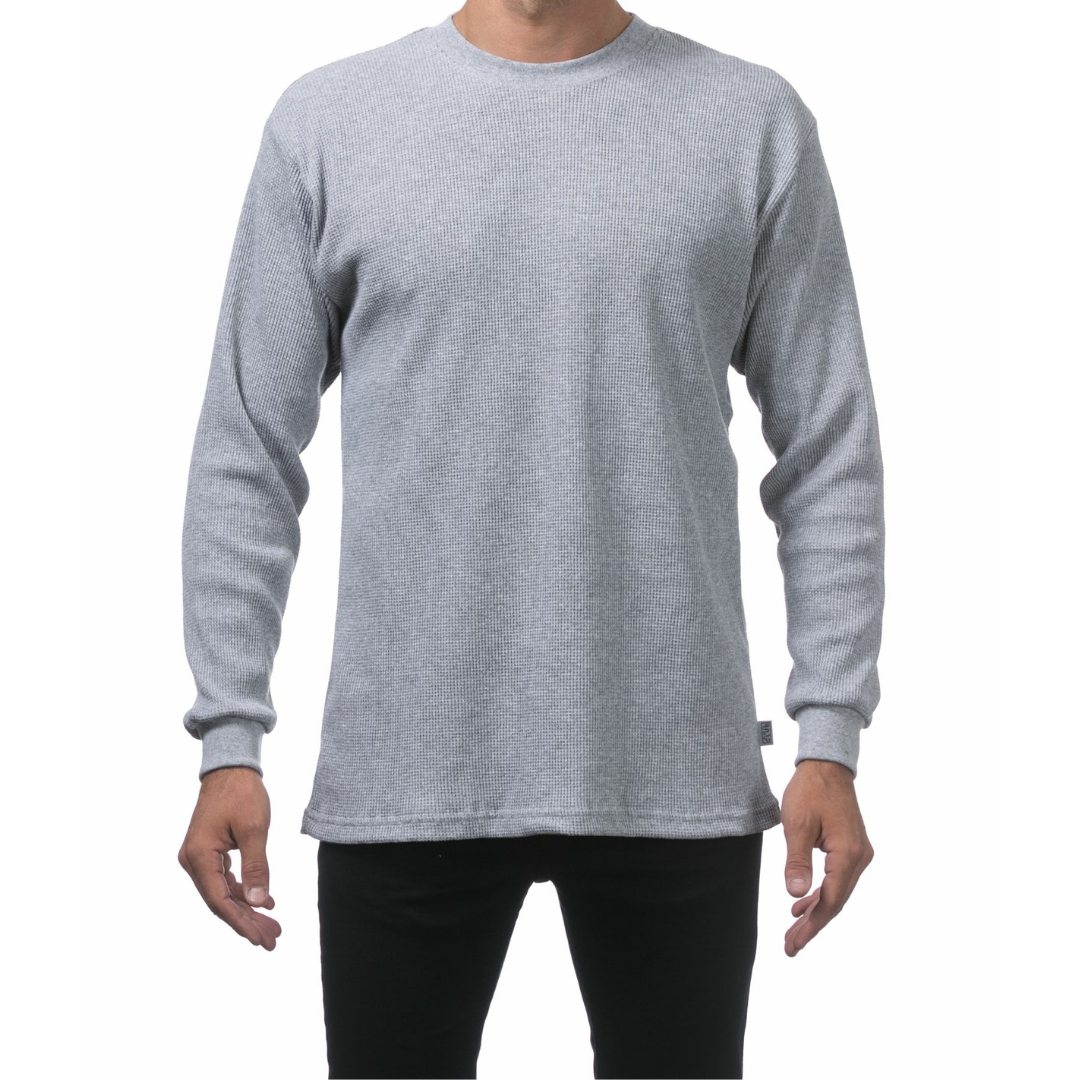 Pro Club Heavyweight Cotton Long Sleeve Thermal Top (+4 colors)