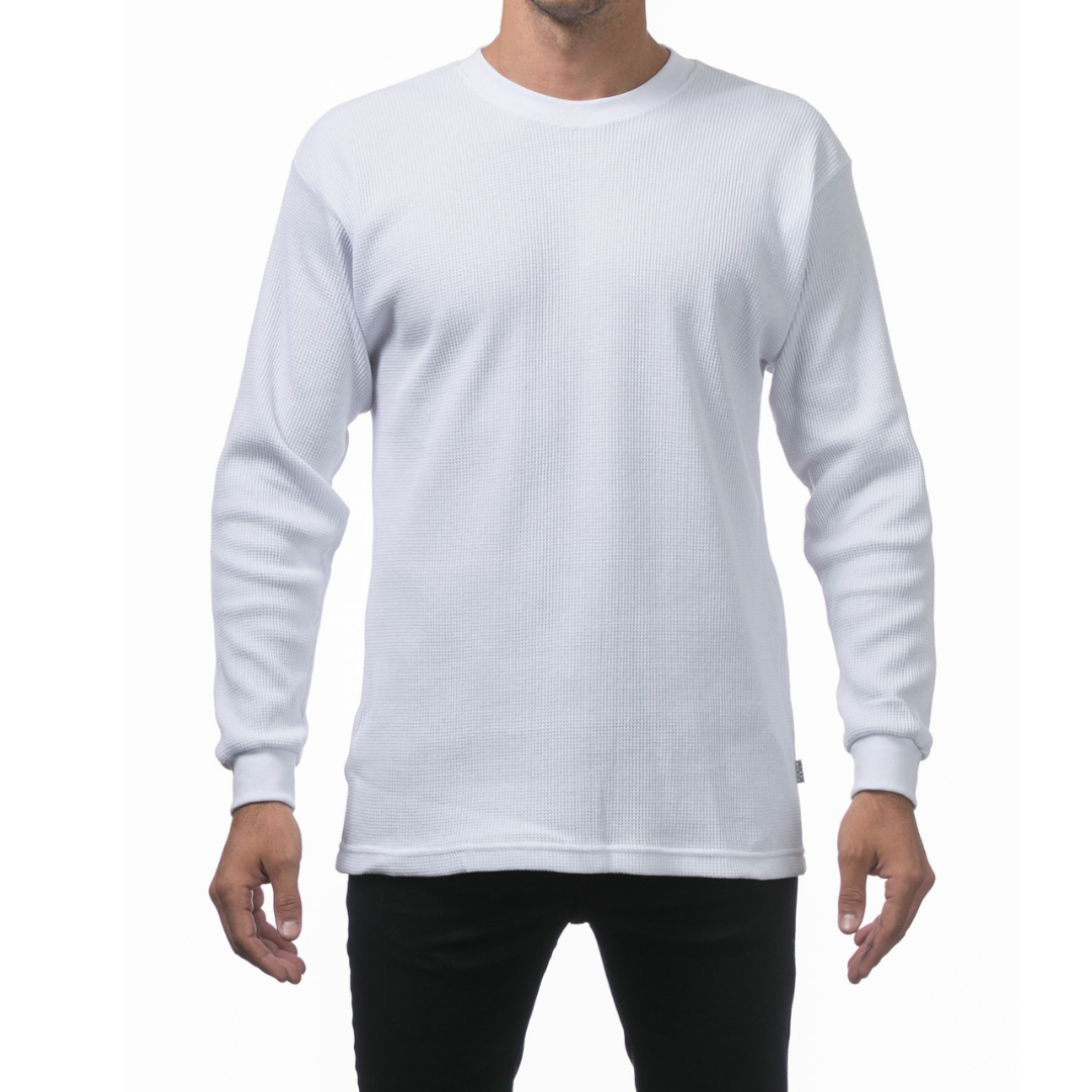 Pro Club Heavyweight Cotton Long Sleeve Thermal Top (+4 colors)