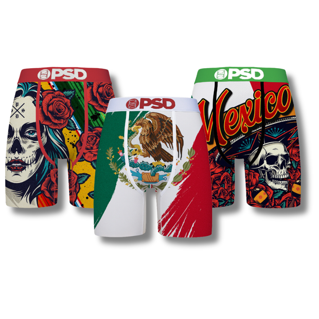 PSD Mexico 3 Pack Underwear (Multi) - 2nd To None