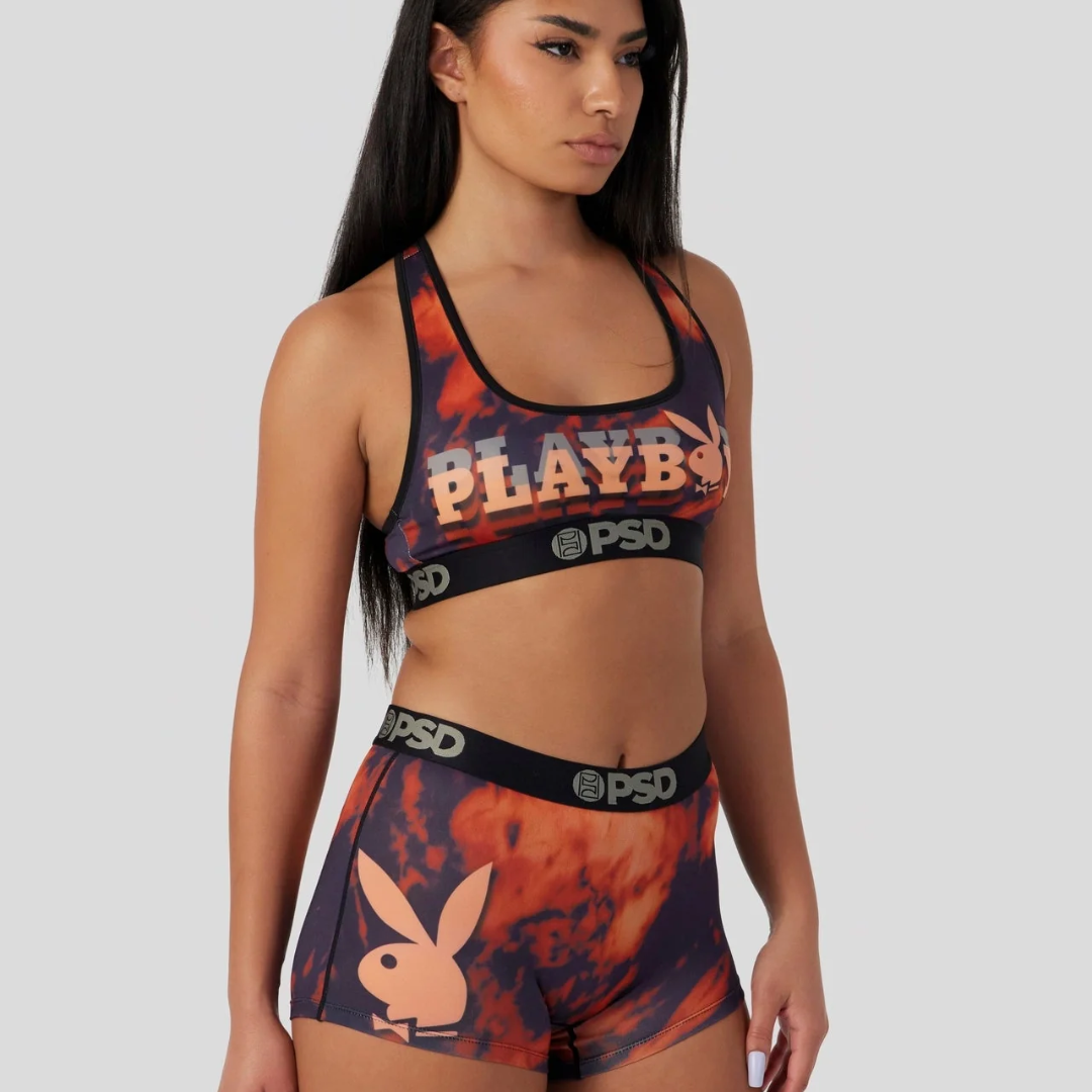 PSD Women's Playboy Lava Dye Boy Short (Multi)