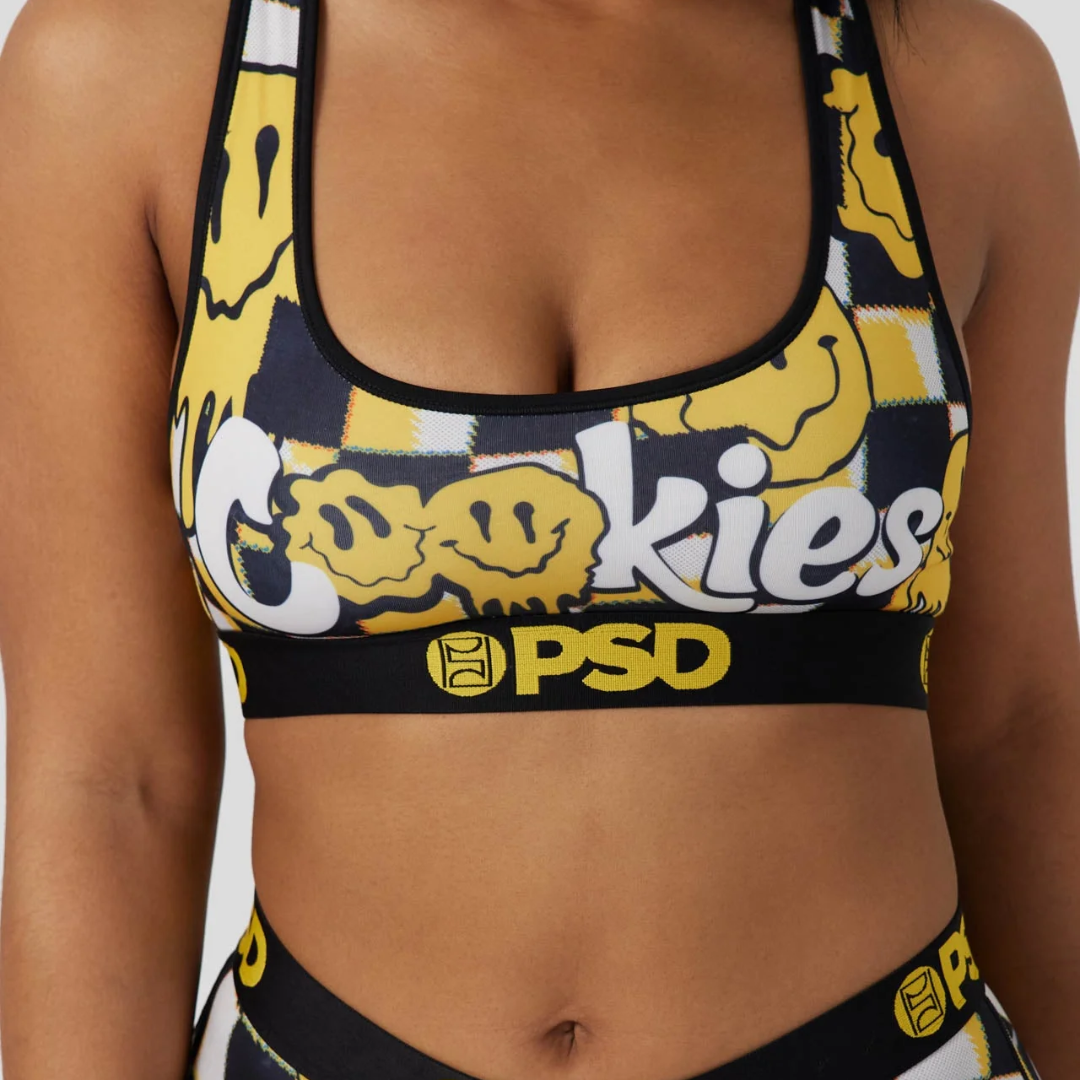 PSD x Cookies- Women's Smiles Sports Bra
