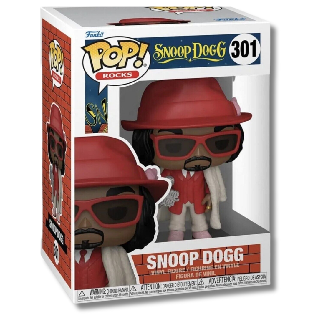 Funko Pop Rocks: Snoop Dogg with Fur Coat Pop Vinyl Figure #301