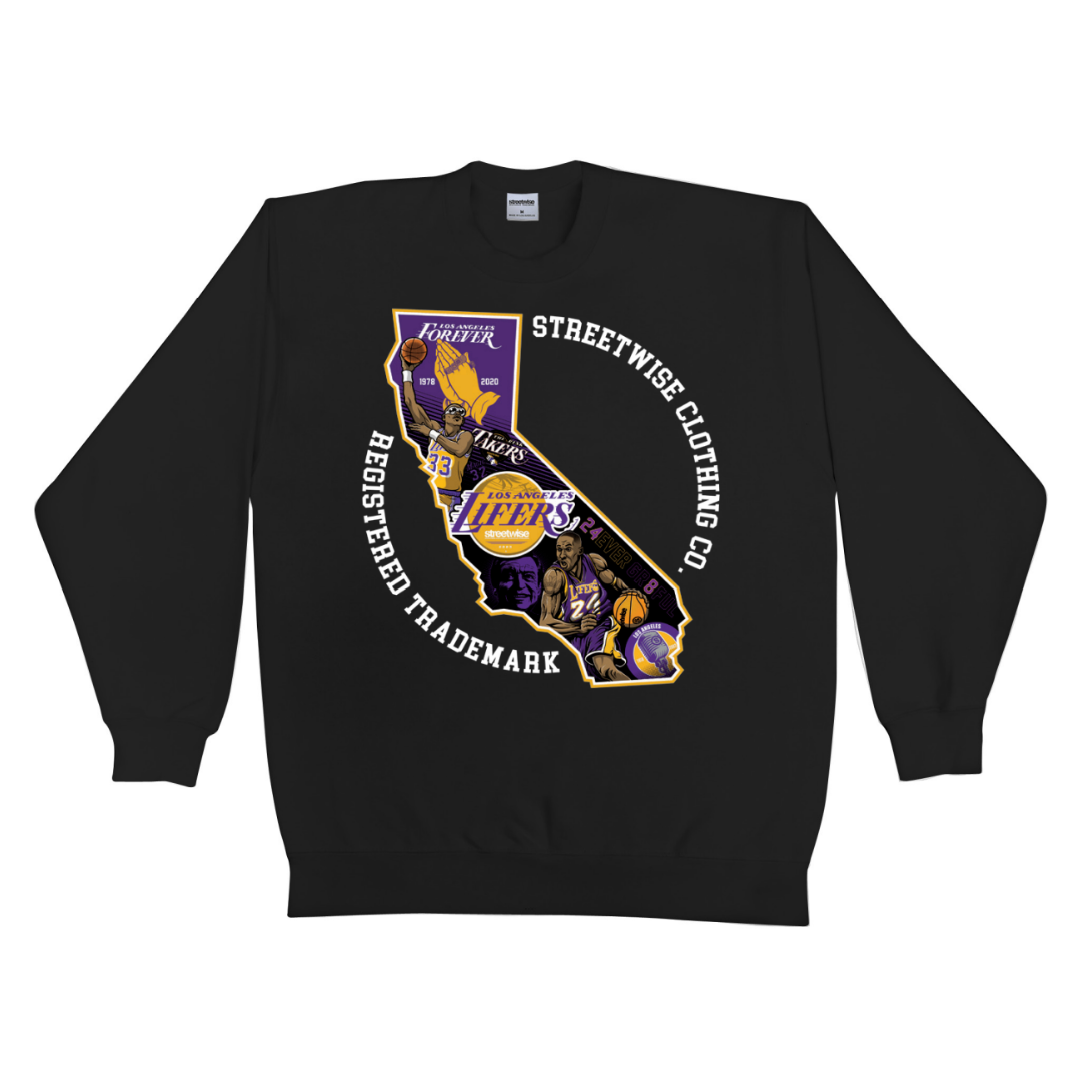 Streetwise Cali Lifers Crewneck (Black)