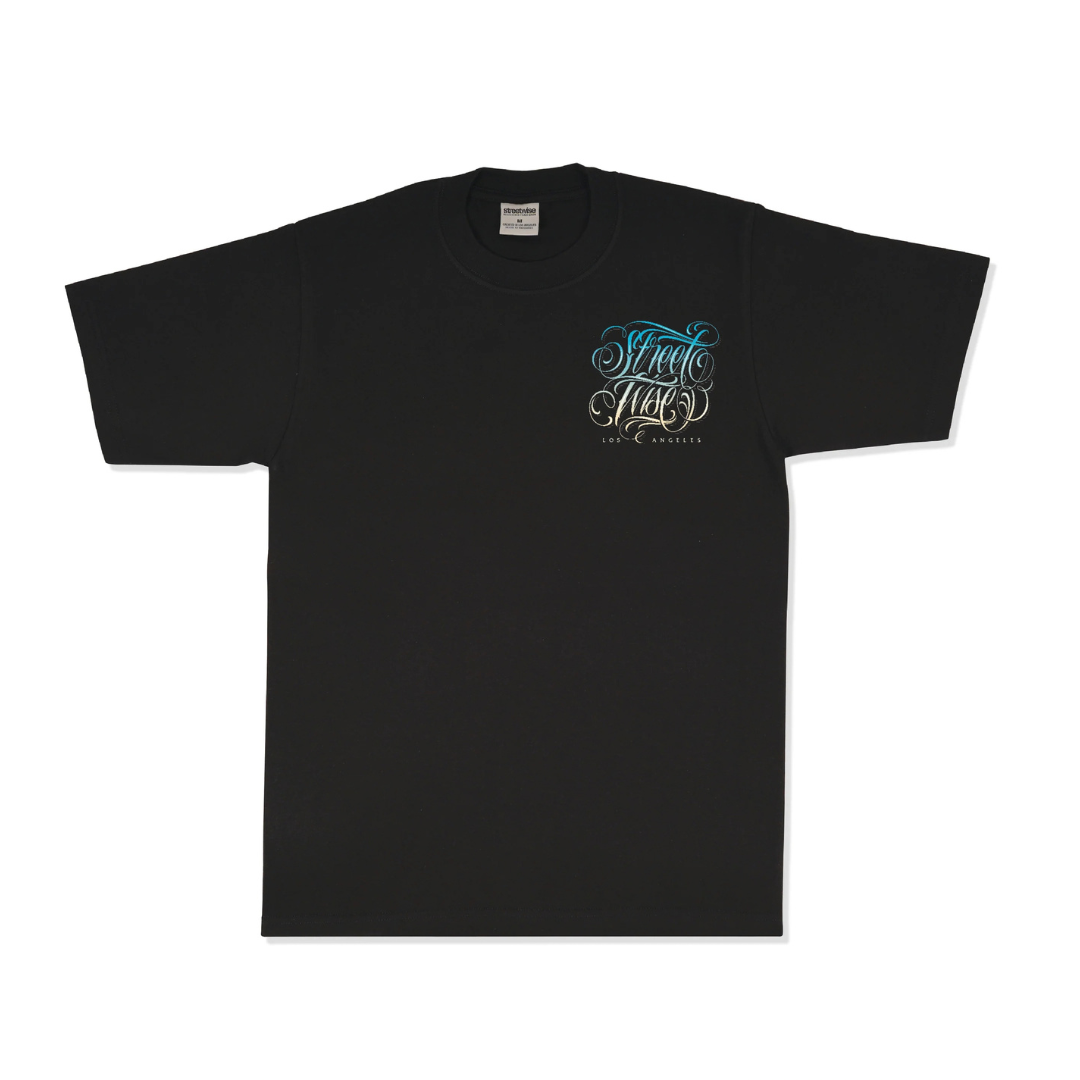 Streetwise Deph Script Tee (Black)