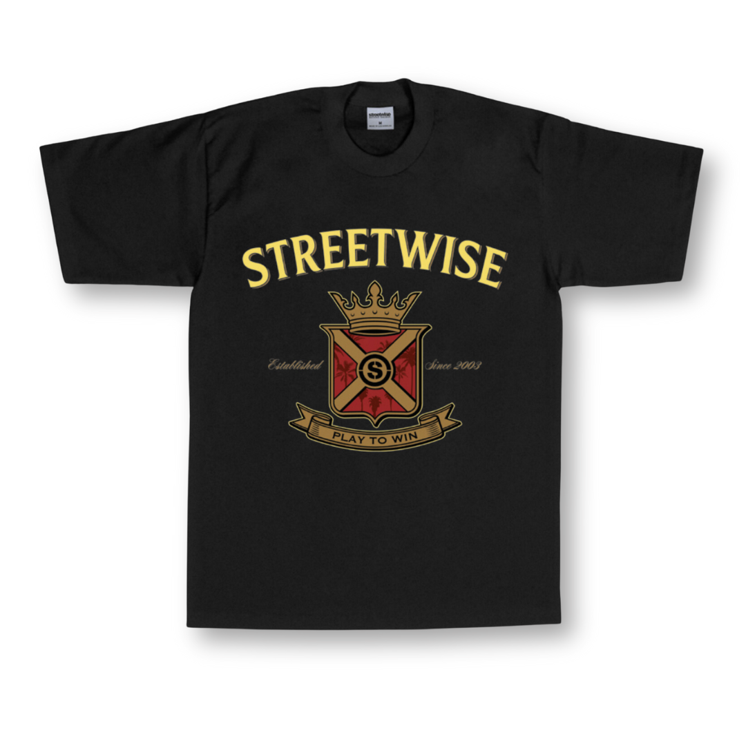 Streetwise Play To Win Tee (Black)