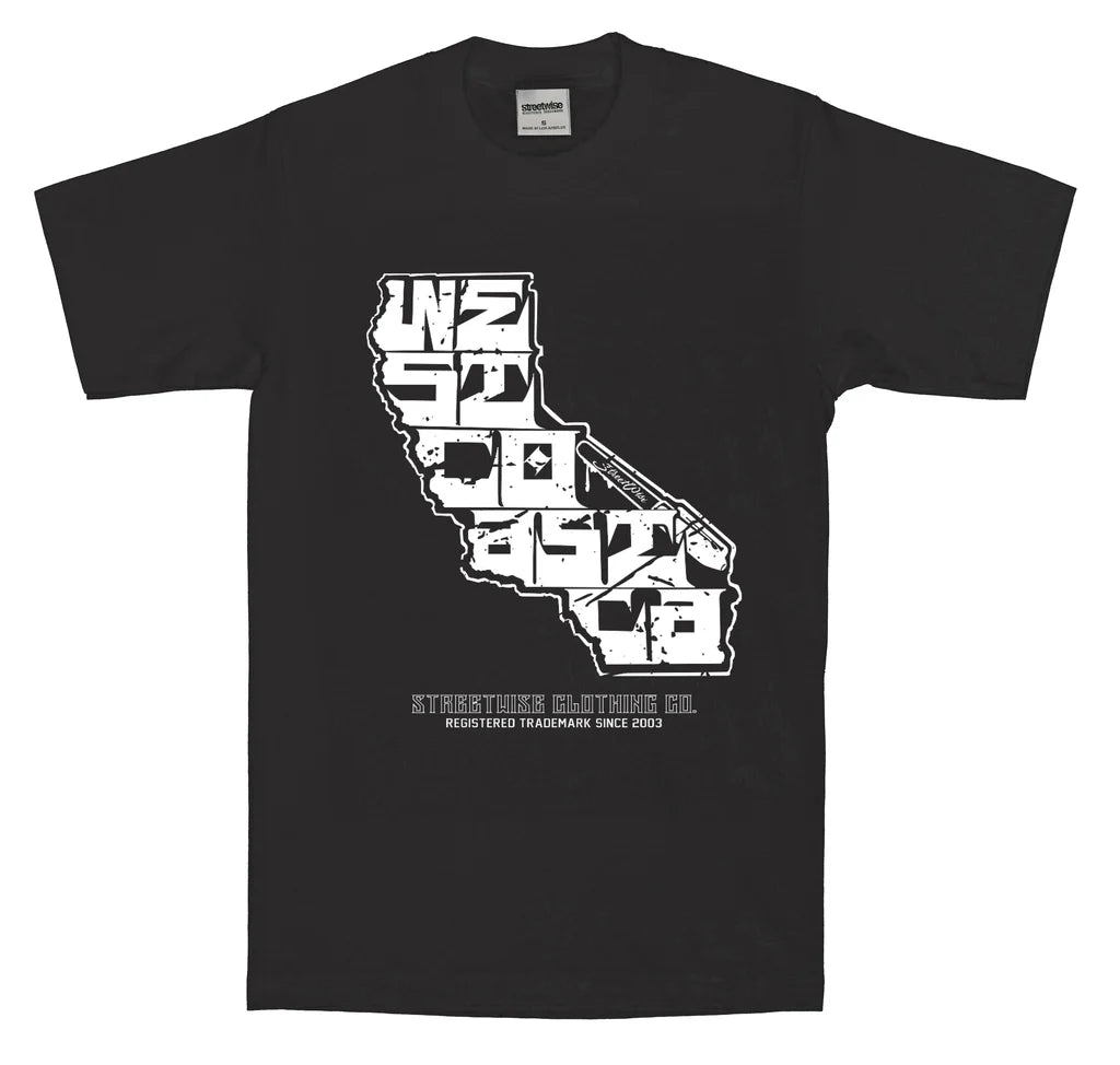 Streetwise Cali Coast Tee (Black)