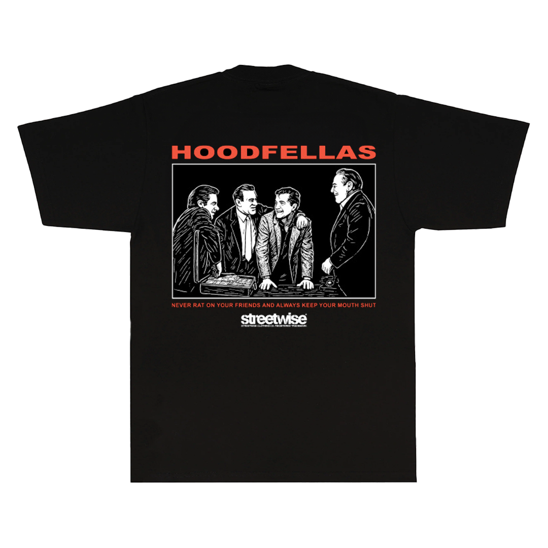 Streetwise Never Rat Tee (Black)