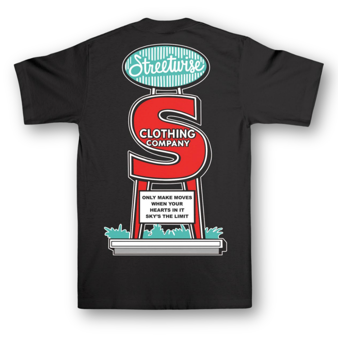 Streetwise Sky High Tee (Black)